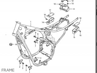 FRAME - GS550L 1985 (F) USA (E03)