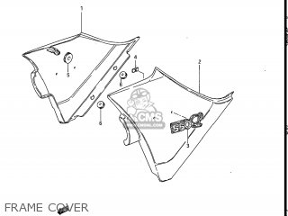 FRAME COVER - GS550L 1985 (F) USA (E03)