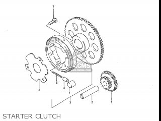 STARTER CLUTCH - GS550L 1985 (F) USA (E03)