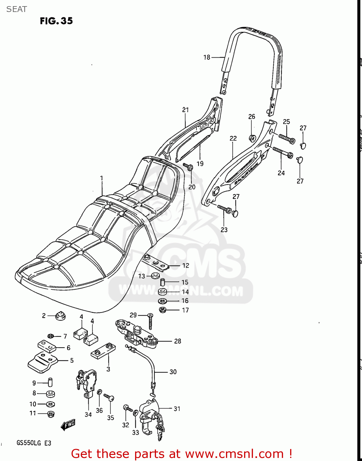 SEAT GS550L 1986 (G) USA (E03)