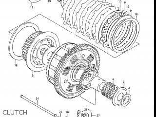 CLUTCH - GS550L 1986 (G) USA (E03)