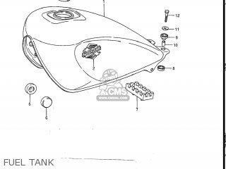 FUEL TANK - GS550L 1986 (G) USA (E03)