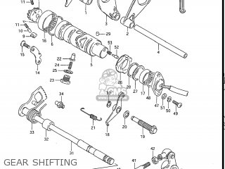 GEAR SHIFTING - GS550L 1986 (G) USA (E03)