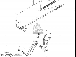 REAR BRAKE - GS550L 1986 (G) USA (E03)