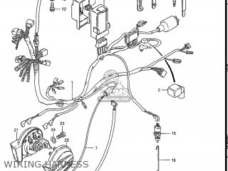 WIRING HARNESS - GS550L 1986 (G) USA (E03)