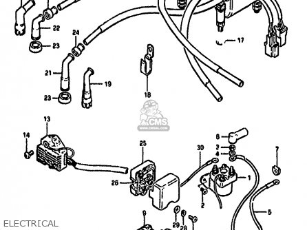 ELECTRICAL - GS550M 1981 (X) (E02 E04 E06 E22 E24 E34)