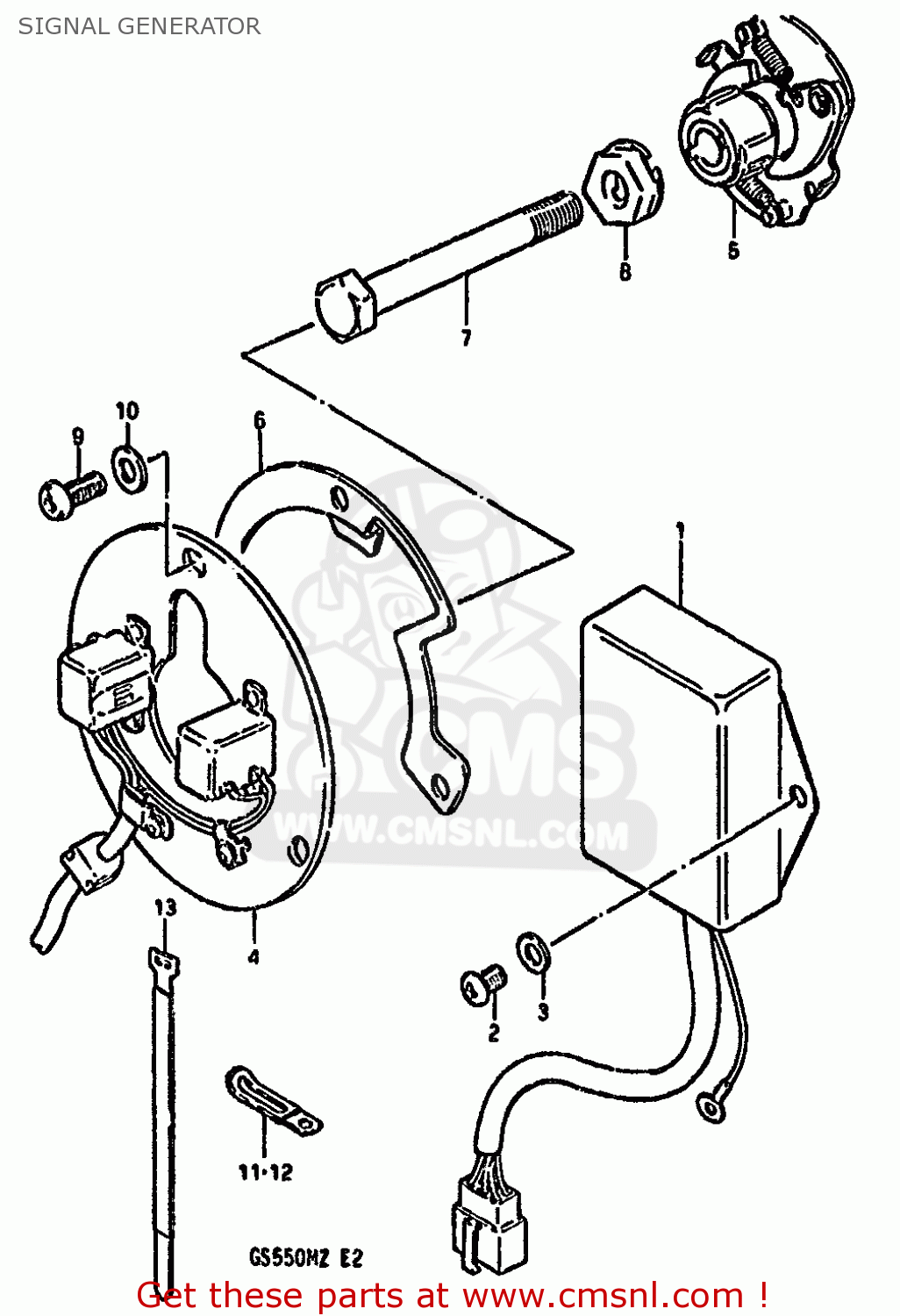 SIGNAL GENERATOR GS550M 1982 (Z) (E02 E04 E06 E22 E24 E25 E34)