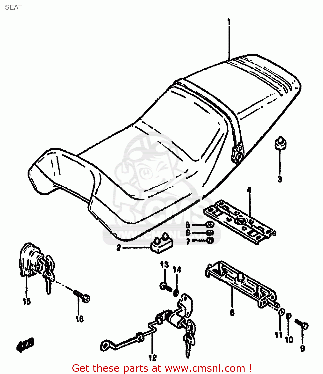 SEAT GS550M 1982 (Z) (E02 E04 E06 E22 E24 E25 E34)