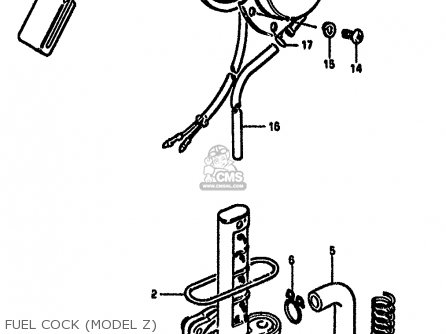 FUEL COCK (MODEL Z) - GS550M 1982 (Z) (E02 E04 E06 E22 E24 E25 E34)