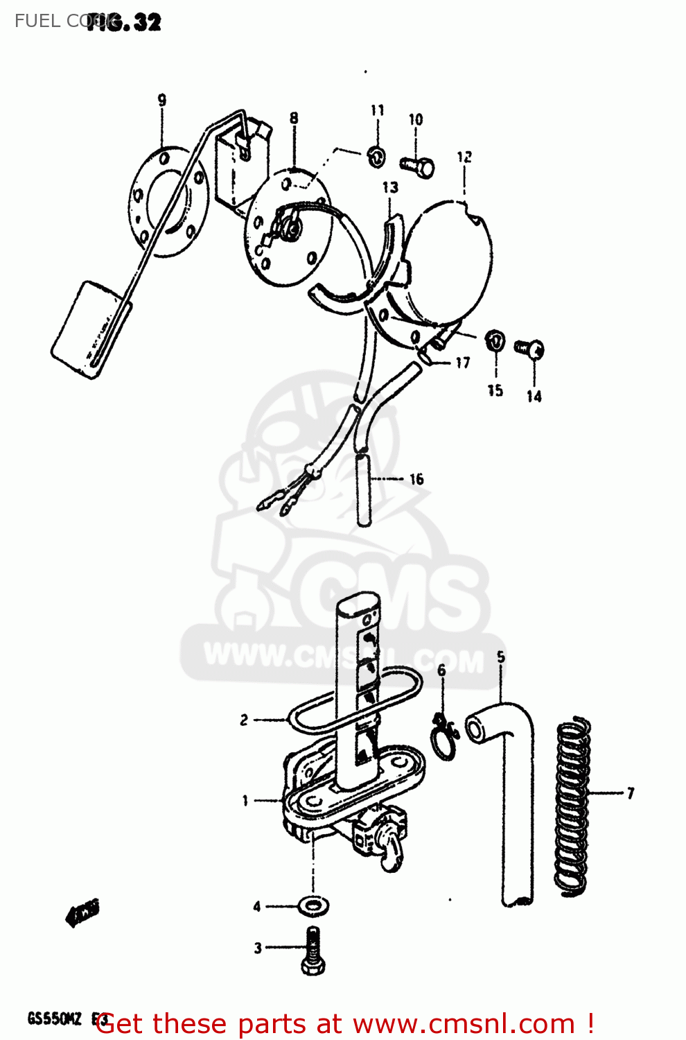 FUEL COCK GS550M 1982 (Z) USA (E03)