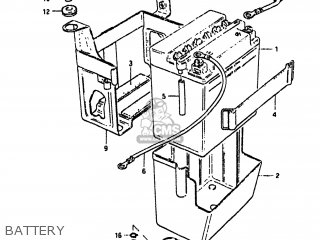 BATTERY - GS550M 1982 (Z) USA (E03)