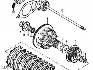 CLUTCH - GS550M 1982 (Z) USA (E03)
