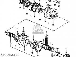 CRANKSHAFT - GS550M 1982 (Z) USA (E03)