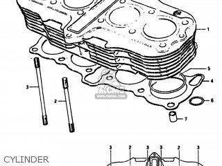 CYLINDER - GS550M 1982 (Z) USA (E03)
