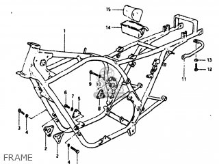 FRAME - GS550M 1982 (Z) USA (E03)