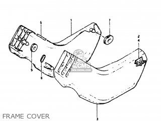 FRAME COVER - GS550M 1982 (Z) USA (E03)