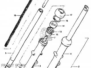 FRONT FORK - GS550M 1982 (Z) USA (E03)