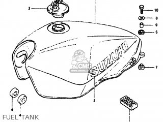 FUEL TANK - GS550M 1982 (Z) USA (E03)
