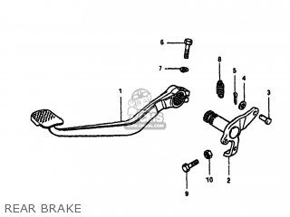 REAR BRAKE - GS550M 1982 (Z) USA (E03)