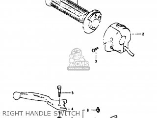 RIGHT HANDLE SWITCH - GS550M 1982 (Z) USA (E03)