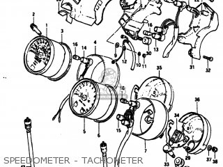 SPEEDOMETER - TACHOMETER - GS550M 1982 (Z) USA (E03)