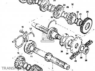TRANSMISSION - GS550M 1982 (Z) USA (E03)