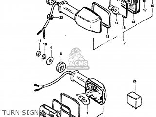 TURN SIGNAL LAMP - GS550M 1982 (Z) USA (E03)