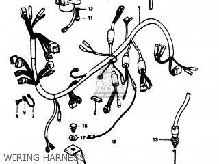 WIRING HARNESS - GS550M 1982 (Z) USA (E03)