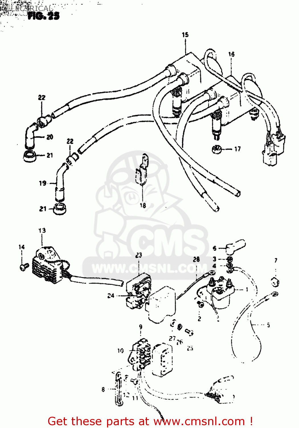 ELECTRICAL GS550T 1981 (X) USA (E03)