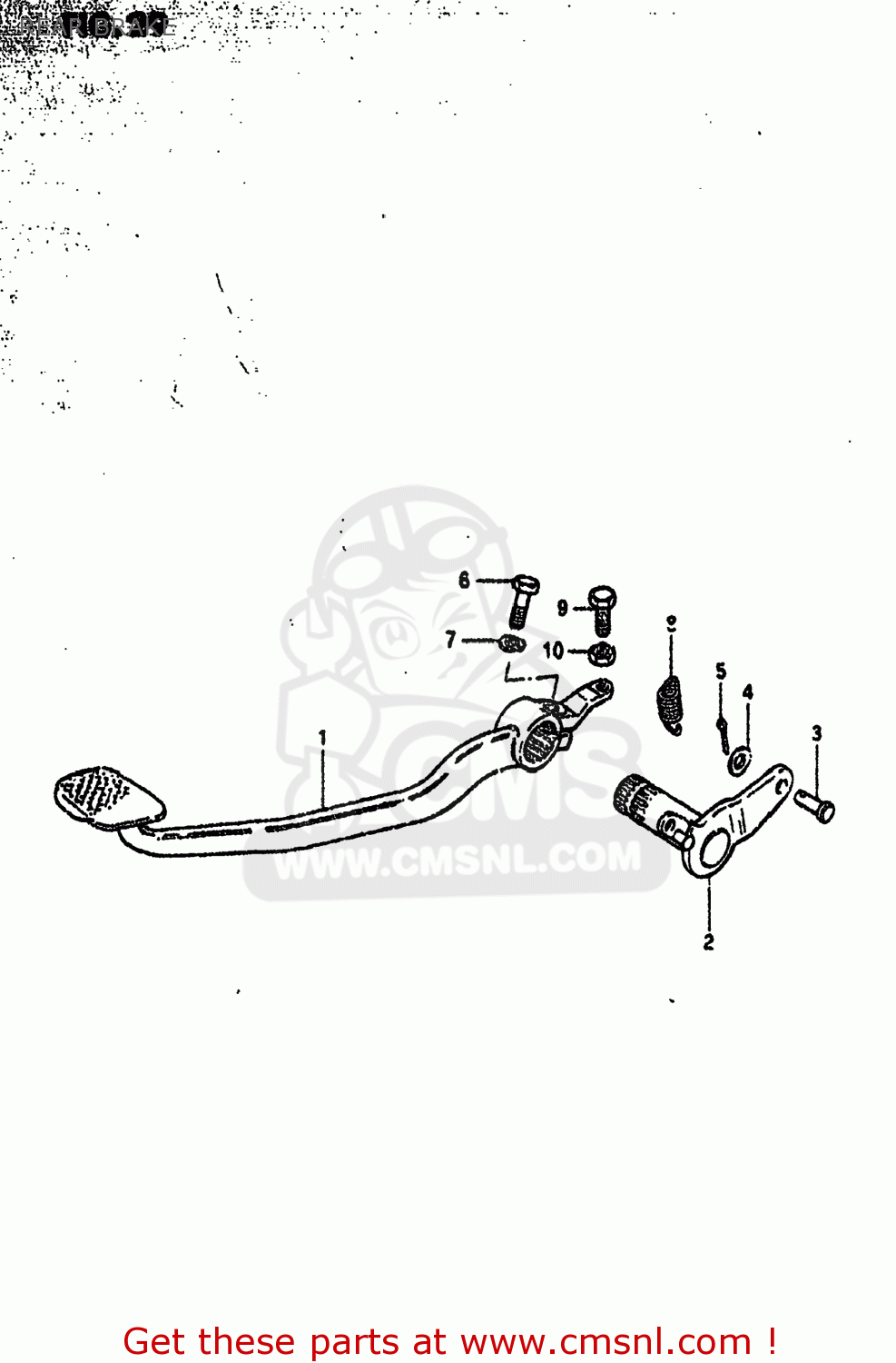 REAR BRAKE GS550T 1981 (X) USA (E03)