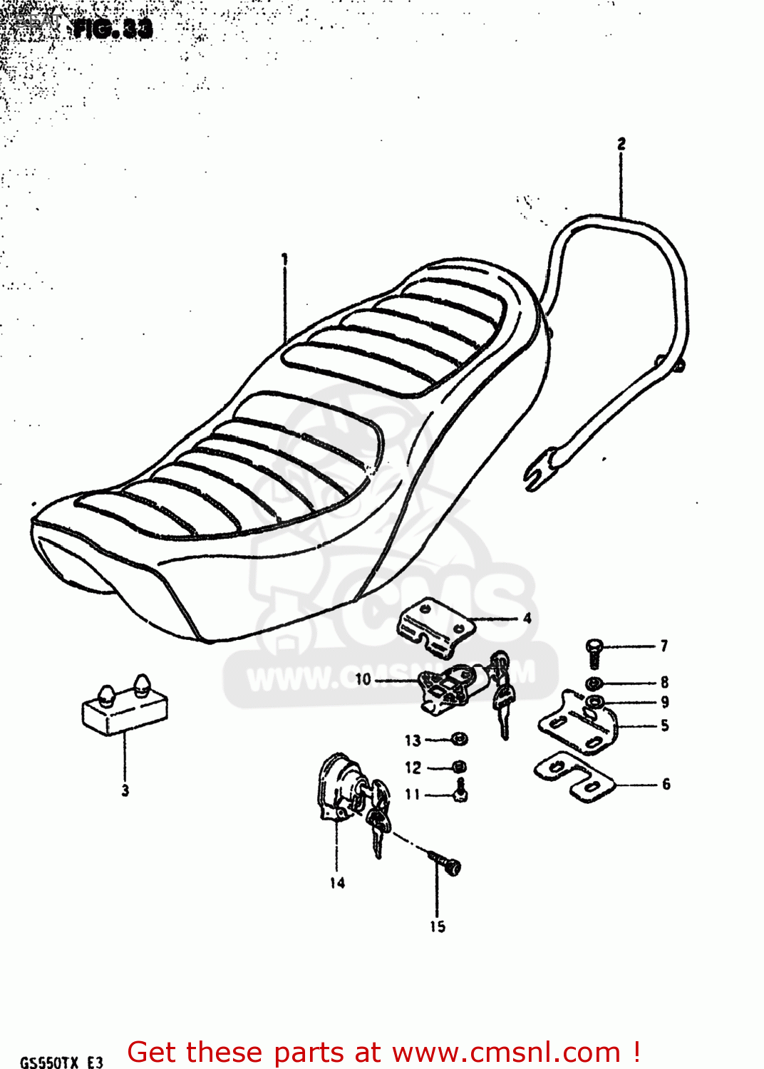 SEAT GS550T 1981 (X) USA (E03)