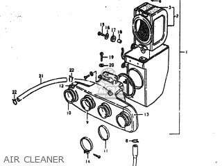 AIR CLEANER - GS550T 1981 (X) USA (E03)