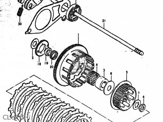 CLUTCH - GS550T 1981 (X) USA (E03)