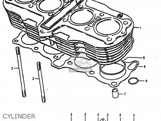 CYLINDER - GS550T 1981 (X) USA (E03)