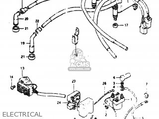 ELECTRICAL - GS550T 1981 (X) USA (E03)