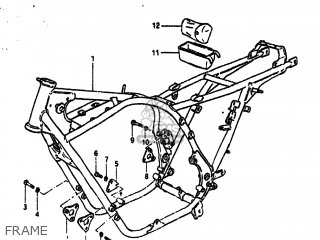 FRAME - GS550T 1981 (X) USA (E03)