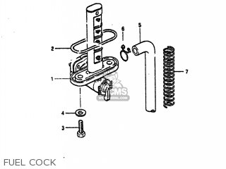 FUEL COCK - GS550T 1981 (X) USA (E03)