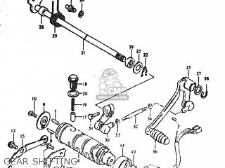 GEAR SHIFTING - GS550T 1981 (X) USA (E03)