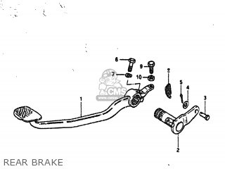 REAR BRAKE - GS550T 1981 (X) USA (E03)