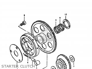 STARTER CLUTCH - GS550T 1981 (X) USA (E03)