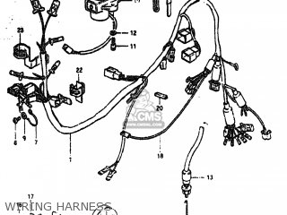 WIRING HARNESS - GS550T 1981 (X) USA (E03)