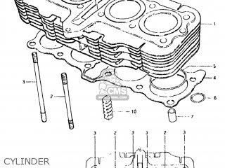 CYLINDER - GS650E 1981 (X) USA (E03)