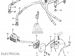 ELECTRICAL - GS650E 1981 (X) USA (E03)