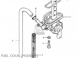 FUEL COCK (MODEL X) - GS650E 1981 (X) USA (E03)