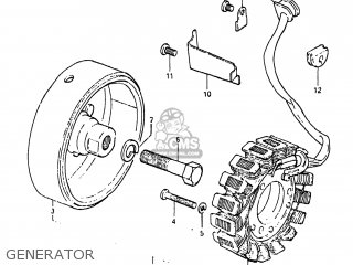 GENERATOR - GS650E 1981 (X) USA (E03)
