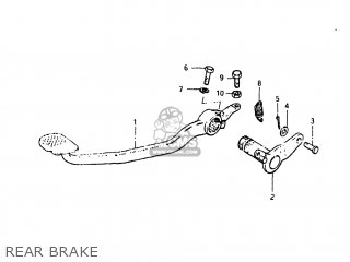 REAR BRAKE - GS650E 1981 (X) USA (E03)
