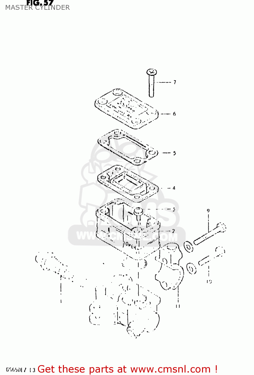 MASTER CYLINDER GS650E 1982 (Z) USA (E03)