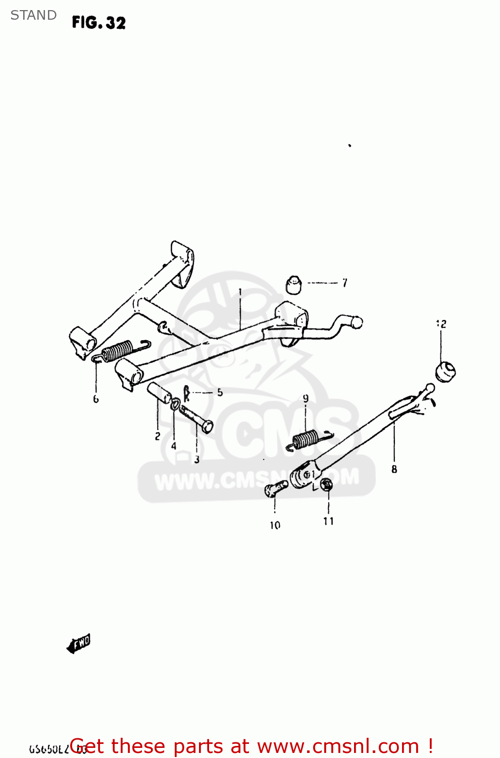 STAND GS650E 1982 (Z) USA (E03)