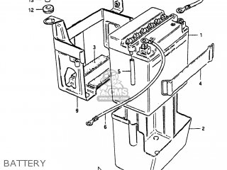 BATTERY - GS650E 1982 (Z) USA (E03)