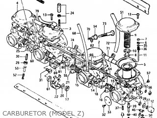 CARBURETOR (MODEL Z) - GS650E 1982 (Z) USA (E03)